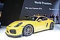 Porsche Cayman GT4 auf dem Genfer Autosalon. Foto: Zbigniew Mazar/dpp-AutoReporter